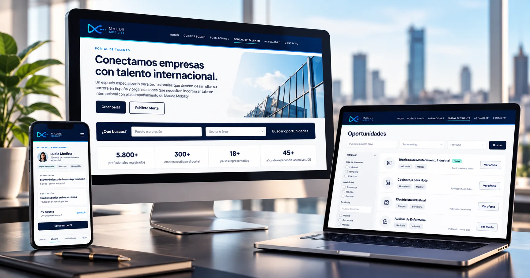 Portal de Talento Internacional Maude Mobility: una nueva vía para conectar empresas y profesionales
